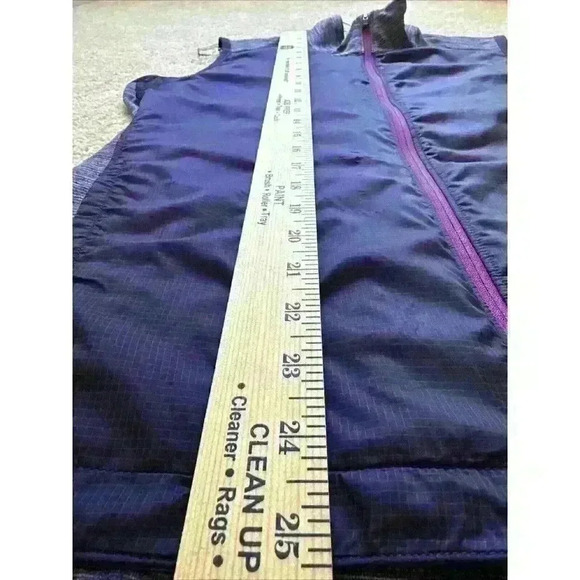 Nike Gold Tour Performance Dri Fit Women's Large Zip Up Vest Purple - Picture 6 of 10